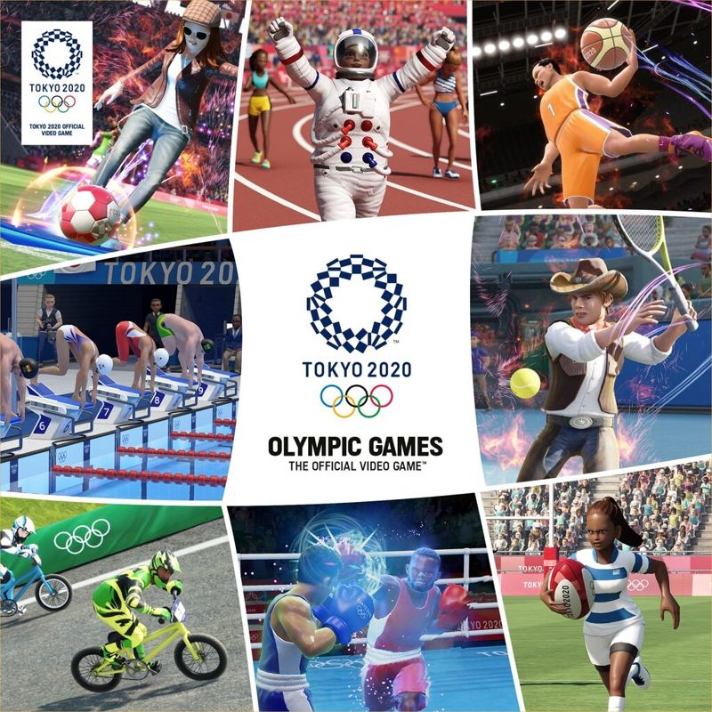 Olympic Games Tokyo 2020 box art for Nintendo Switch
